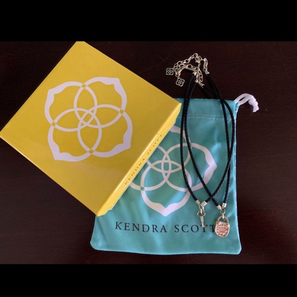 Kendra Scott Jewelry - 2 necklaces Kendra Scott Choker Sunny lock & key